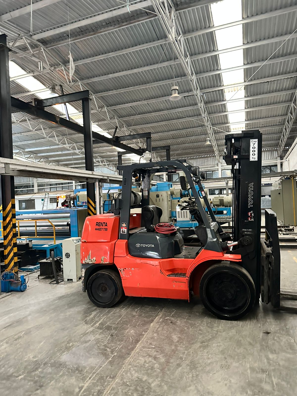 Flota de montacargas